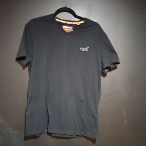 Orange Label Vintage Embroidery V-Neck Superdry T-Shirt